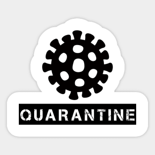 Quarantine Design Sticker